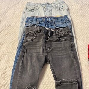 Zara Kids Jeans Trio - Gray, Blue